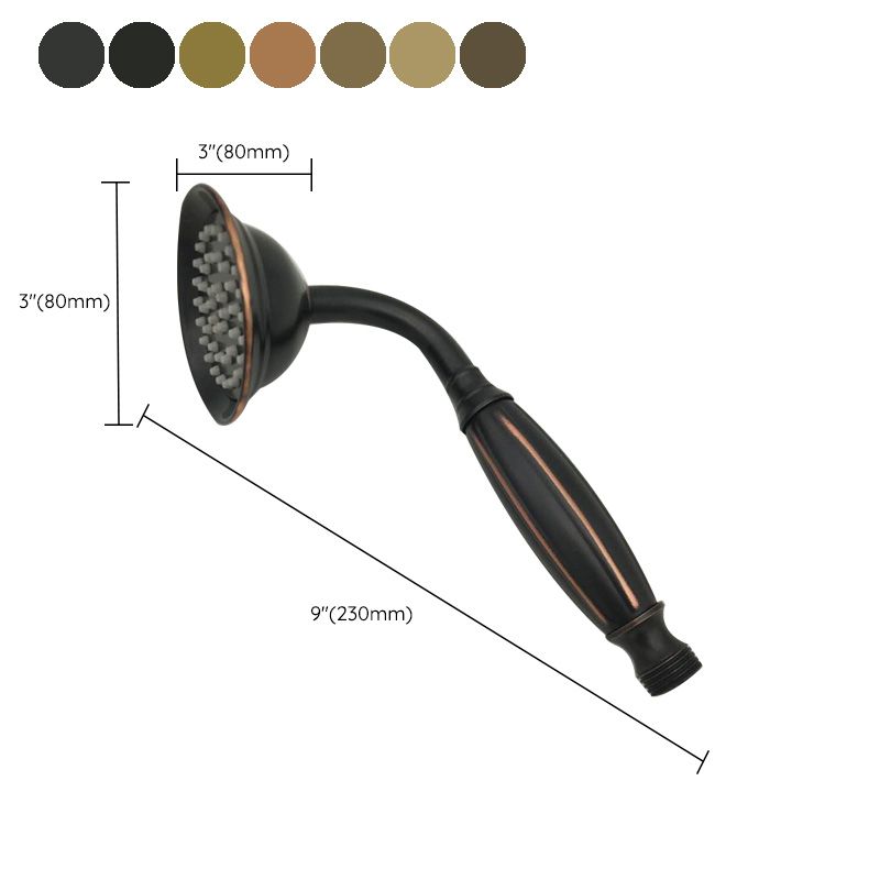 BowLift | Traditional Handheld Shower Head with Hose Polished Brass Wall Mounted Shower Head