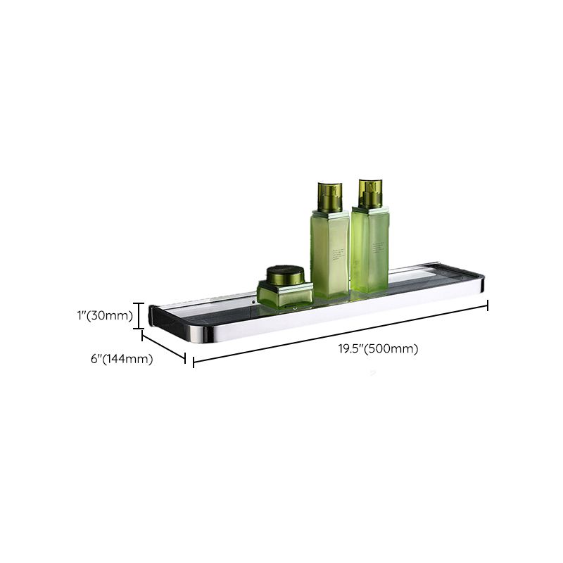 BowLift | Polished Chrome Modern Bathroom Accessory Set made of Stainless Steel Towel Holder/Soap Dish