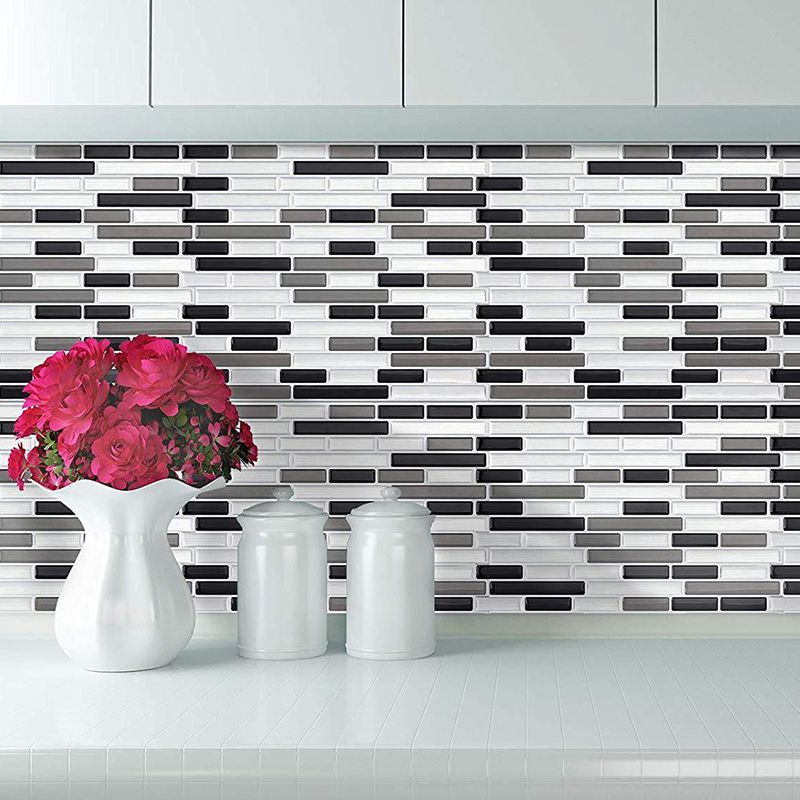 BowLift | Peel & Stick Subway Tile Stain Resistant Plastic Rectangle Peel and Stick Tile 2-Pack