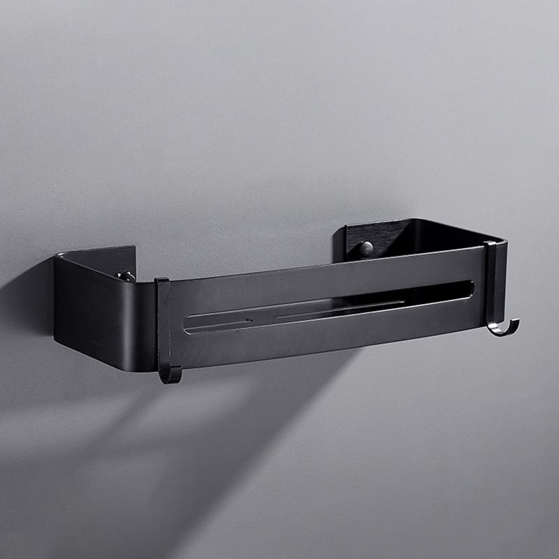BowLift | Matt Black Modern Bathroom Accessory Set, Set of 3, Bathroom Shelf