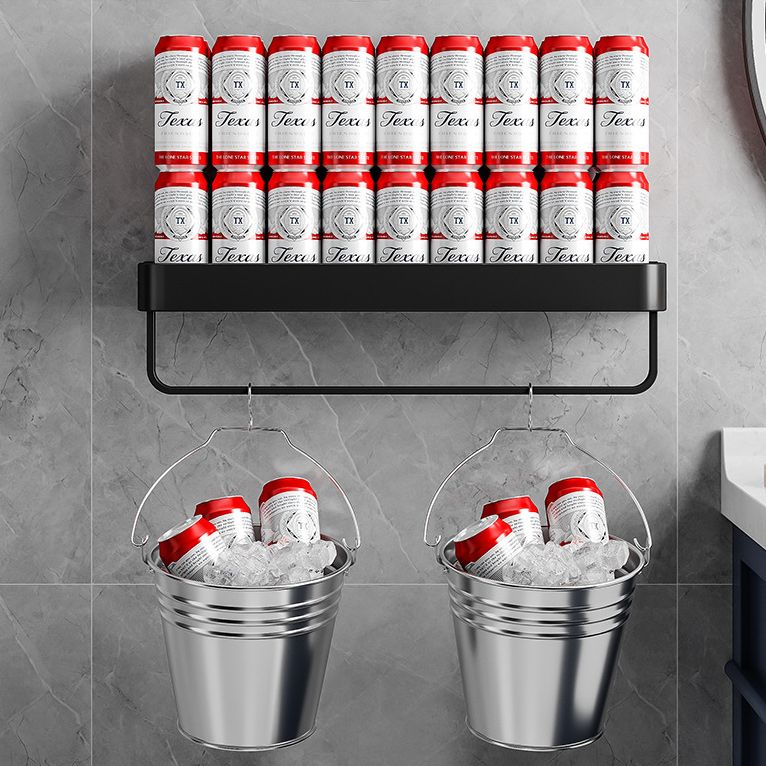 BowLift | Contemporary Bathroom Accessories Hardware Set Aluminum Bathroom Shelf