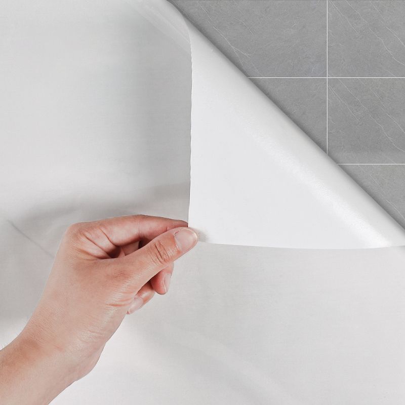 BowLift | Marble Texture Scratch Resistant Tile PVC Single Peel & Stick Tile for Bathroom Backsplash