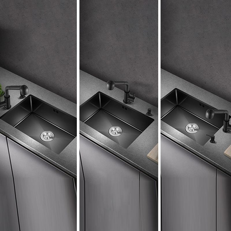 BowLift | Classic sink made of stainless steel built-in sink with scratch-resistant basin for the kitchen