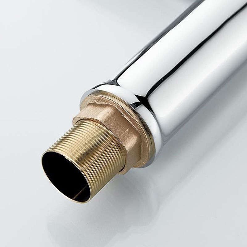 BowLift | Glam Vessel Sink Faucet Brass Lever Handles with Water Hose Sink Fitting