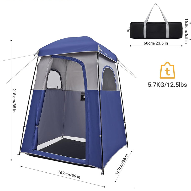 BowLift | 1 Room Camping Shower Tent 66" x 66" x 85" Privacy Tent for Dressing Changing Toilet Bathroom