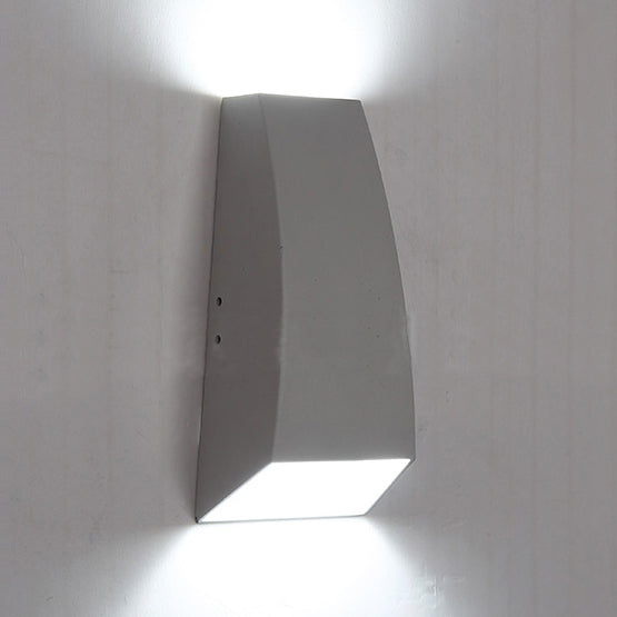 BowLift | Black/Grey Geometric Wall Sconce Lamp Modern Style LED Aluminium Wall Light Fixture in White/Warm Light