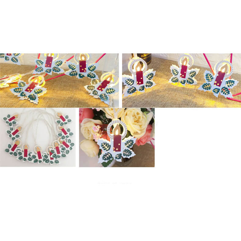 BowLift | Christmas Decorative String Light Painted Bells Elk Battery Box LED Light String Light