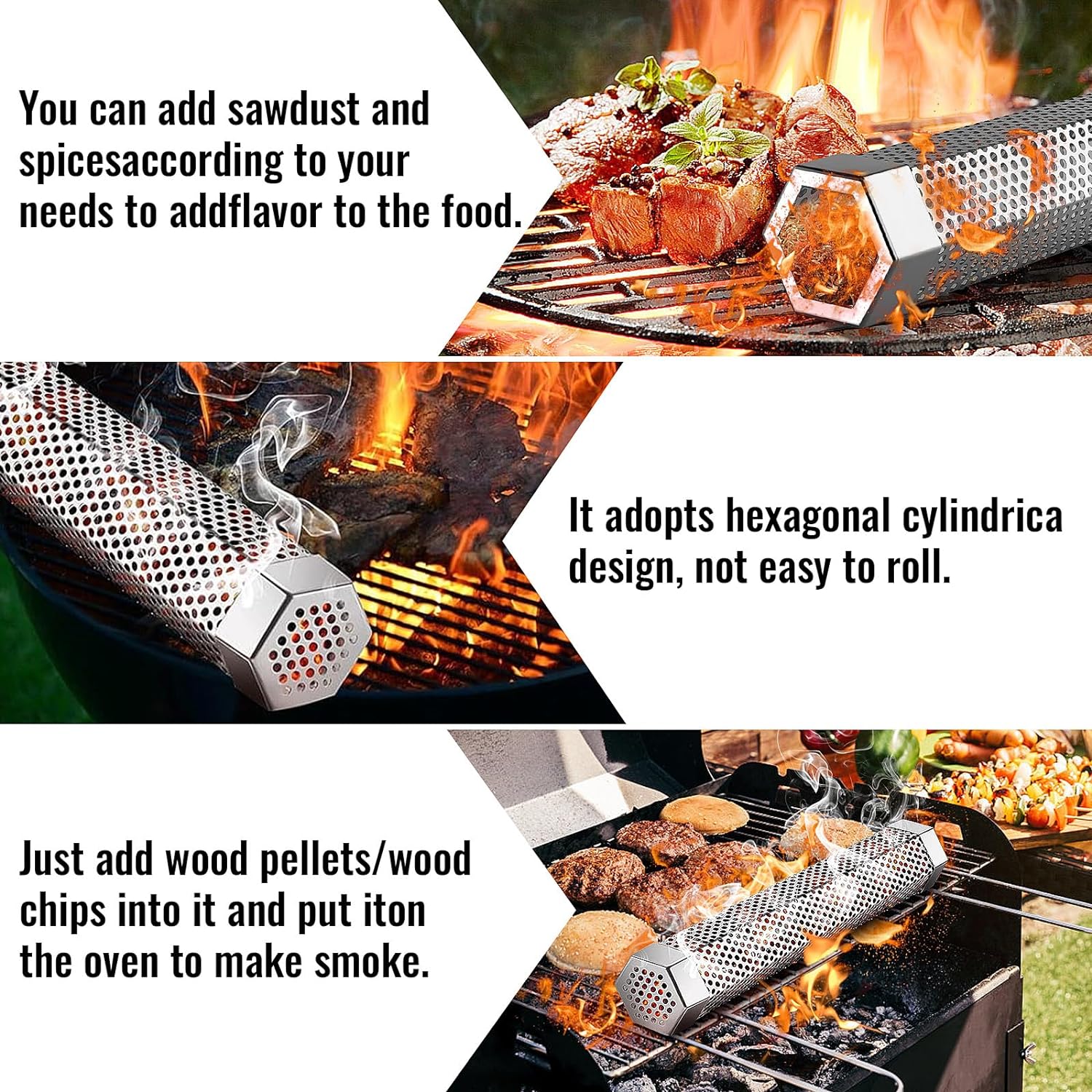 BowLift | 12' Pellet Smoker Tube for All Grill or Smoker