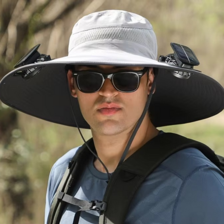 BowLift | Ultimate Outdoor Sun Hat with Rechargeable LED and Wide Brim
