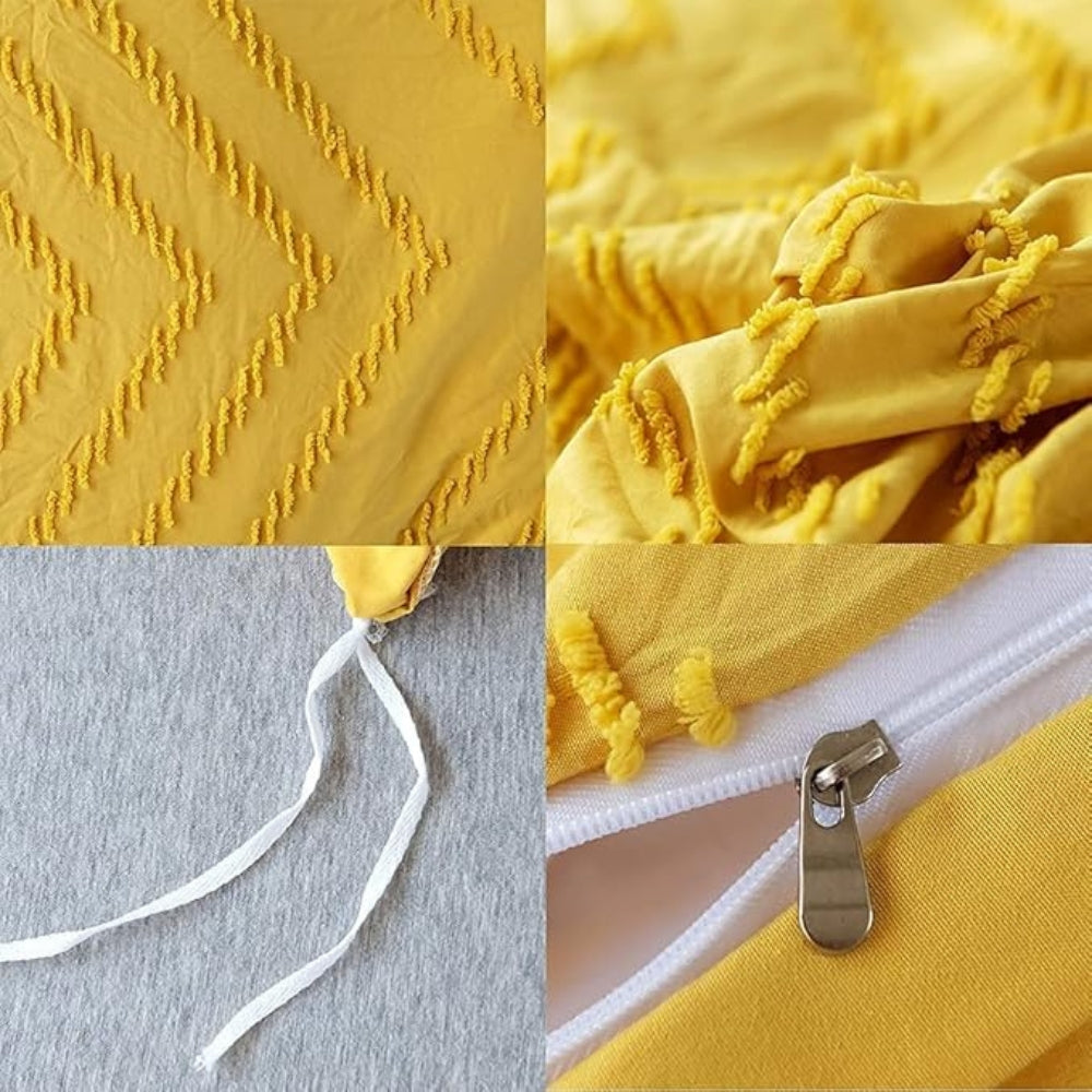 BowLift | Chevron Plush Quilt Cover | 3pcs Set