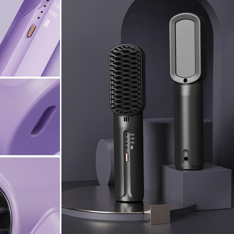 BowLift | Portable negative ion hair straightener comb