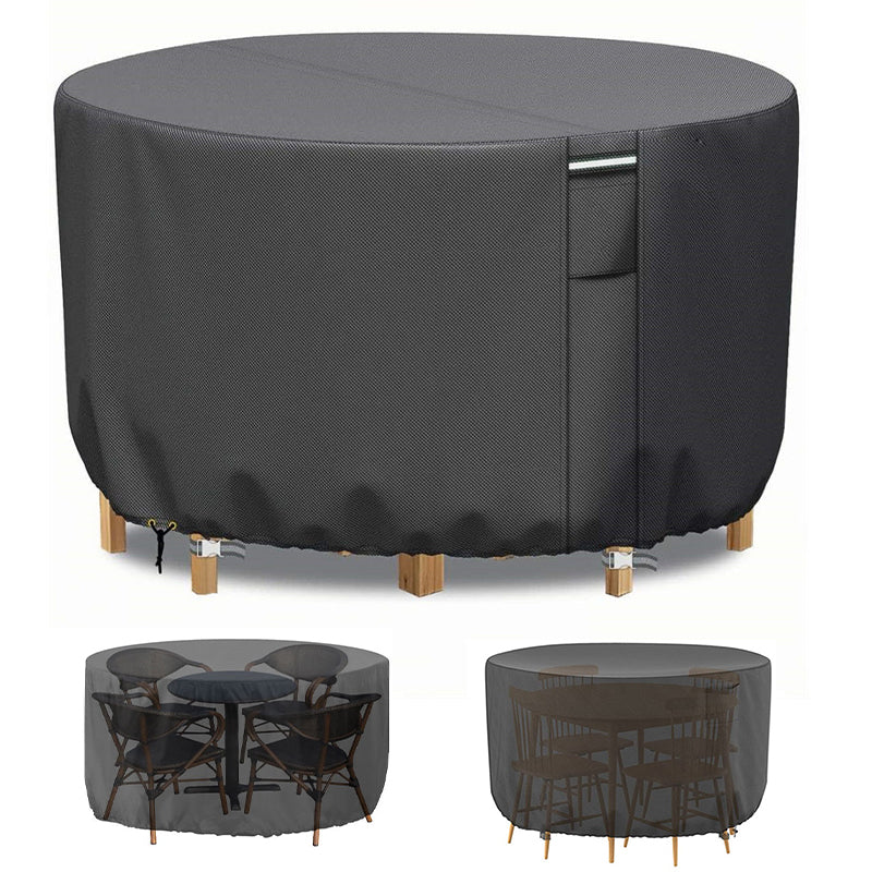 BowLift | Round Waterproof Garden Furniture Cover | Heavy-Duty, UV-Resistant & Adjustable for Outdoor Tables and Chairs
