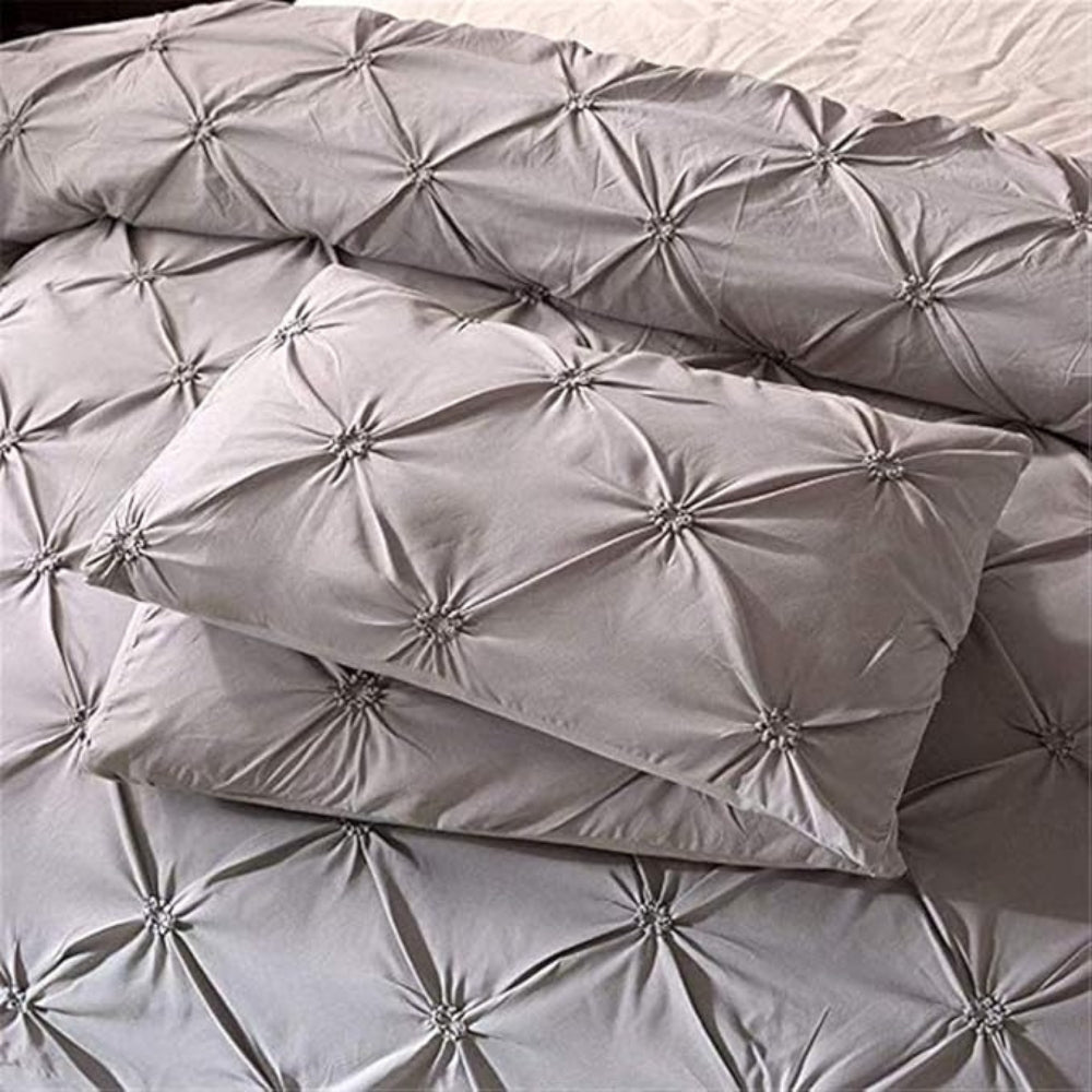 BowLift | Airweave Pintuck | 3pcs Duvet Cover Set
