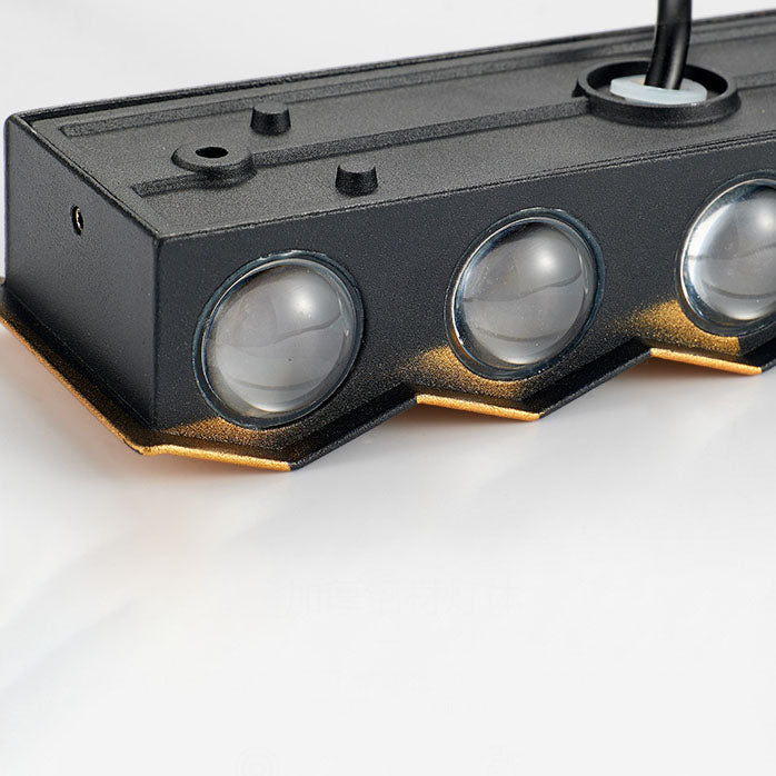 BowLift | Modern Light Luxury Golden Aluminium Outdoor Waterproof Terrace LED Wall Light Lamp