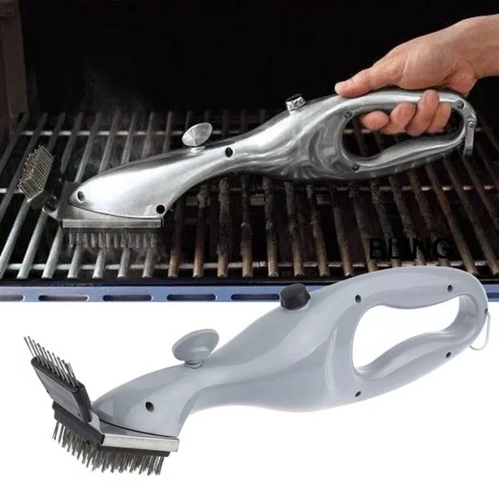 BowLift | Barbecue Grill Outdoor Steam Cleaning Brush BBQ Cleaner Charcoal Scraper