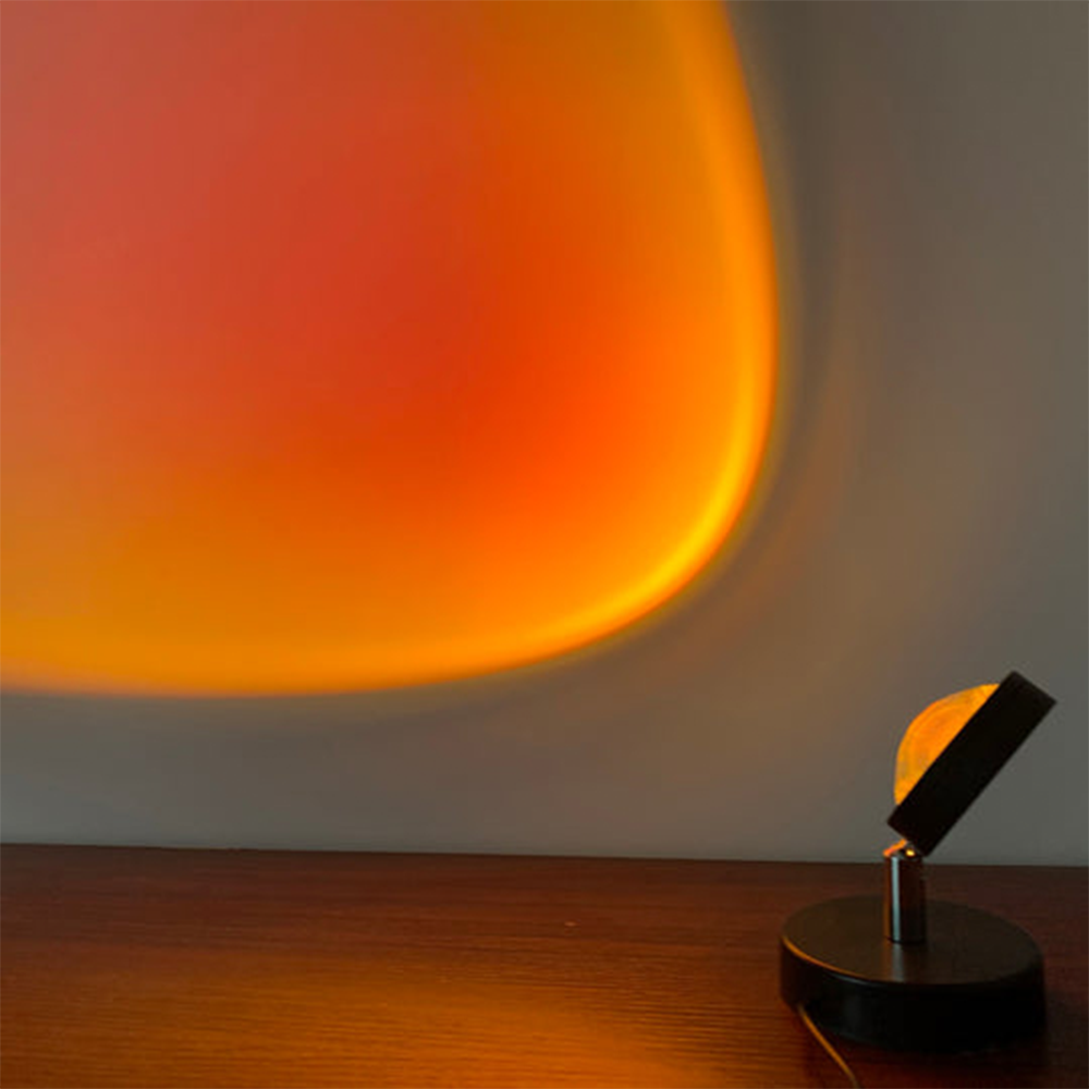 BowLift | GlowBright Retro-Sunset-Table Lamp