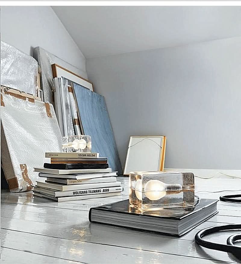 BowLift | Glass Block Table Lamp with G9 Socket