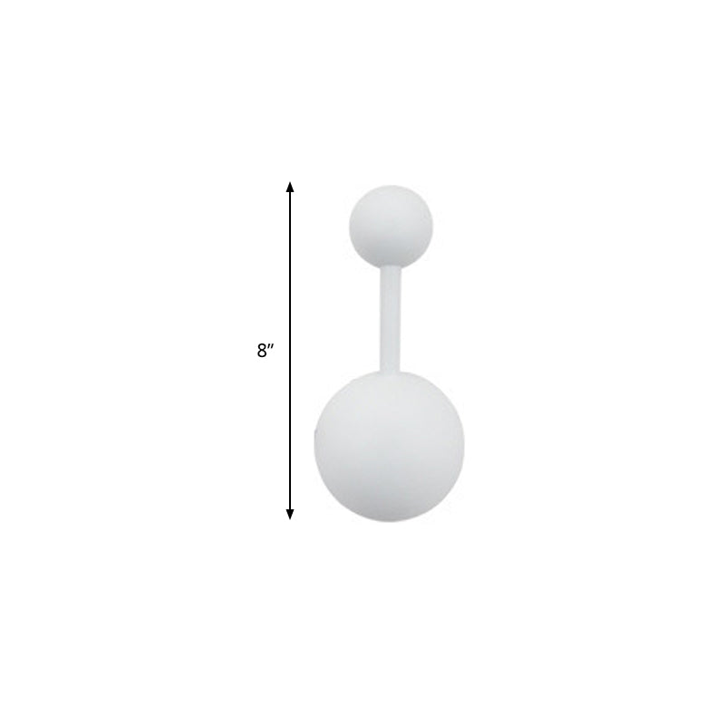 BowLift | 1/2 Light Bedroom Wall Lamp with Molecular Acrylic Shade White Reading Wall Lamp in Warm/White Light