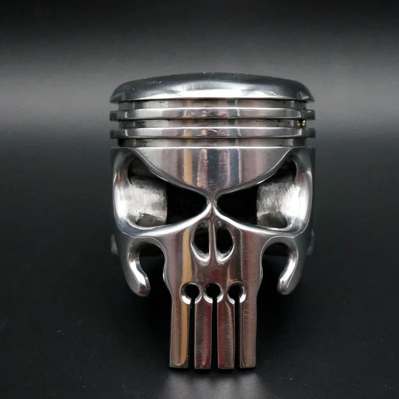 BowLift | Piston Art Skull Keychain