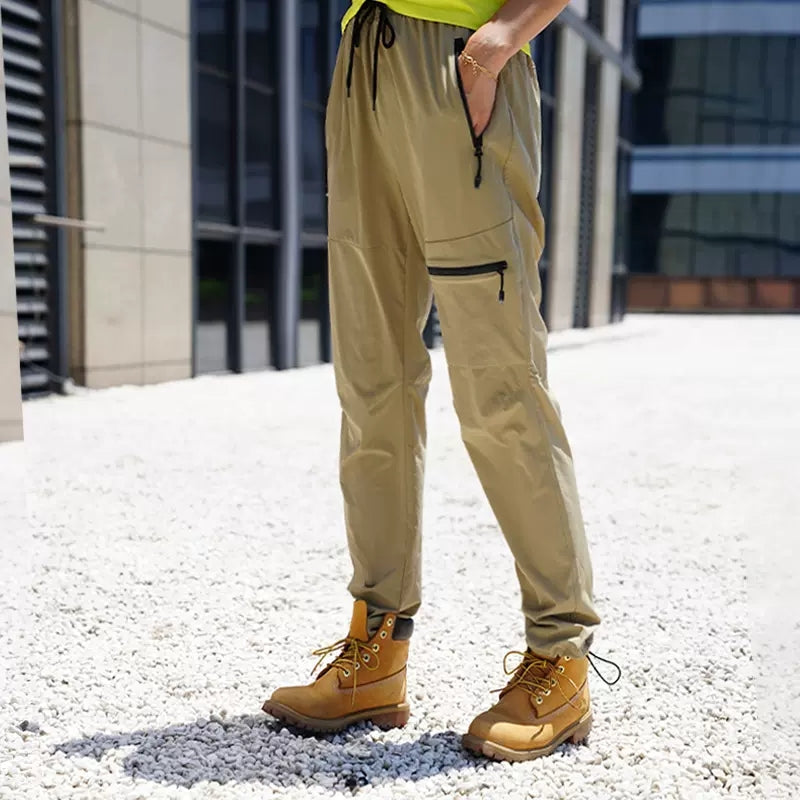 Lightweight, quick-drying UPF 50+ cargo hiking pants for women