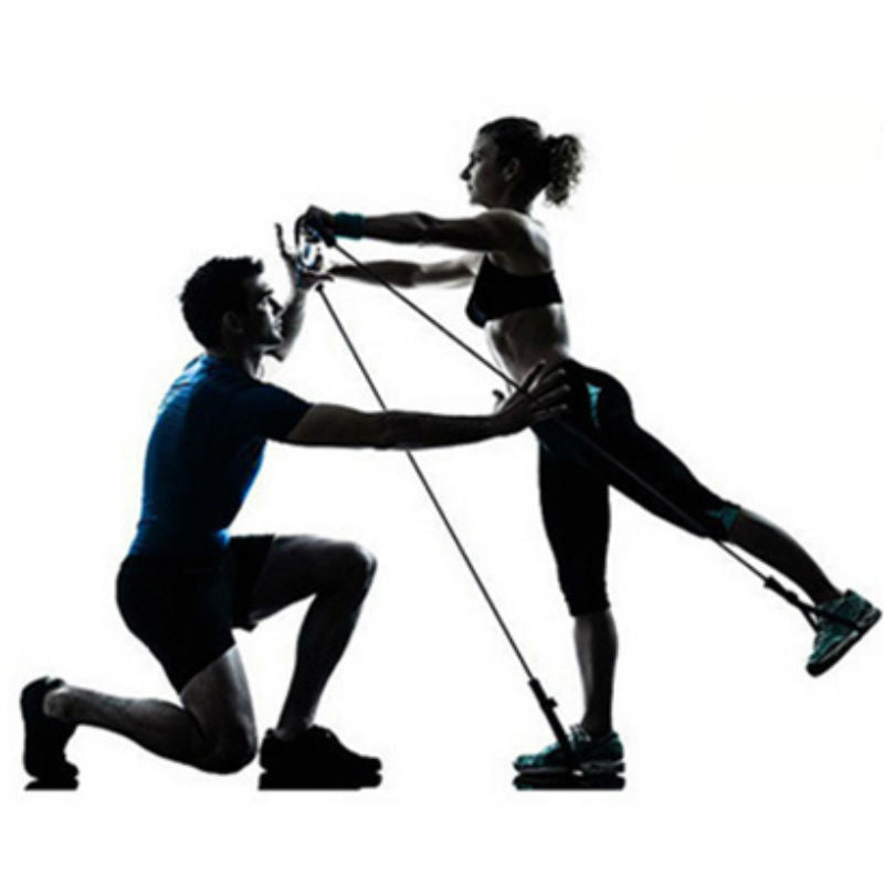 BowLift | 8-in-1 Portable Pilates Bar Kit with Resistance Band, Foot Loop, Ideal for Home Total Body Workout, Gym, Weightlifting