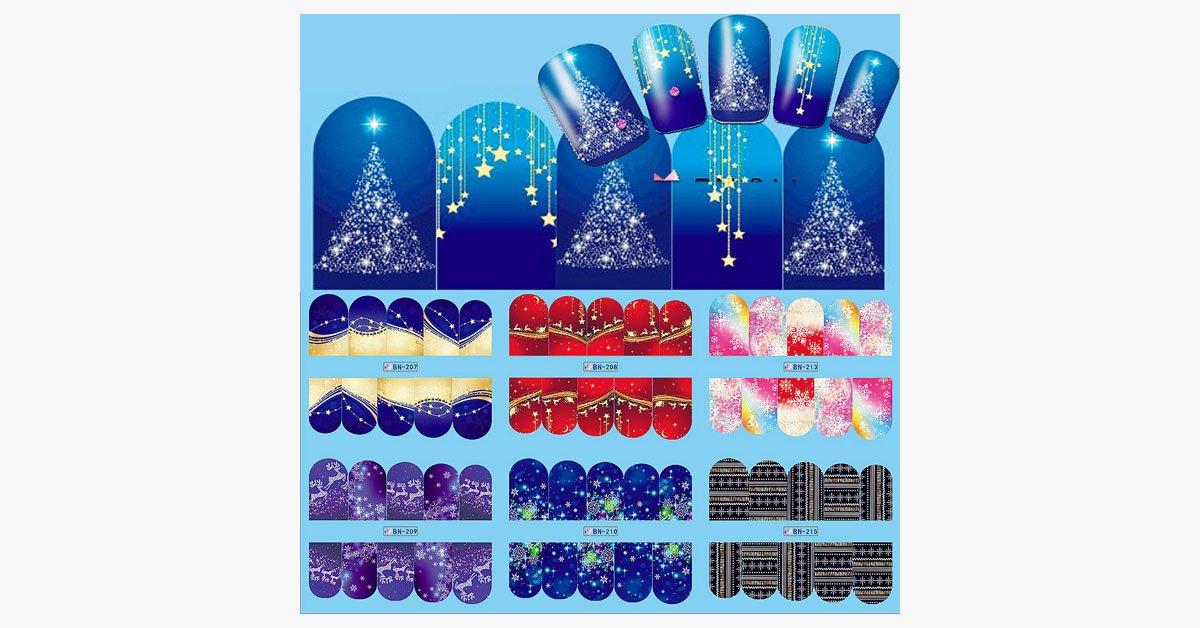BowLift | Christmas Nail Stickers