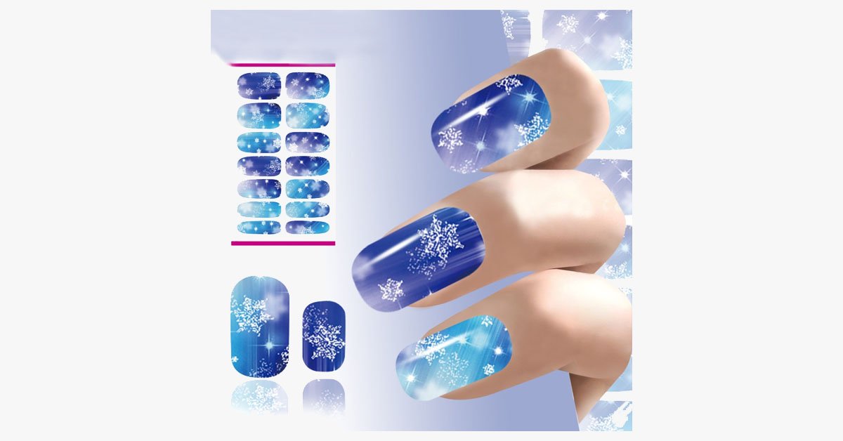 BowLift | Christmas Nail Stickers - Snowflakes
