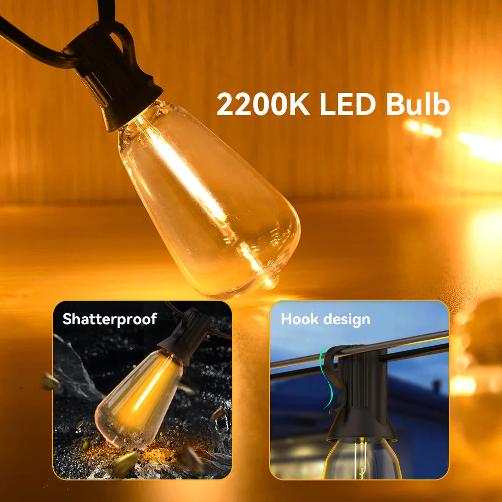 BowLift | Weatherproof LED String Lights
