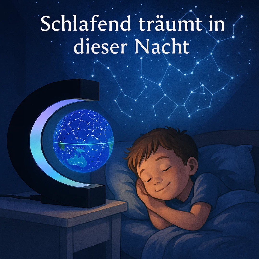 BowLift | AstroGlobe LED World Globe – Floating Globe Lamp with Magnetic Suspension