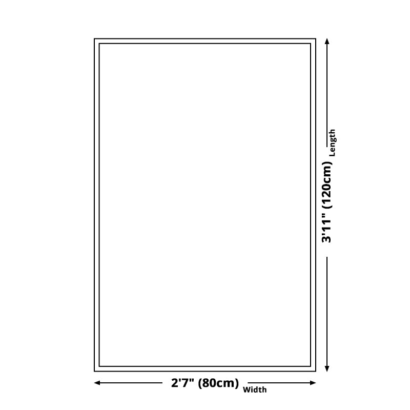 BowLift | White Bedroom Carpet Novelty Color Block Splash Pattern Area Rug Polyester Washable Non-Slip Backing Carpet
