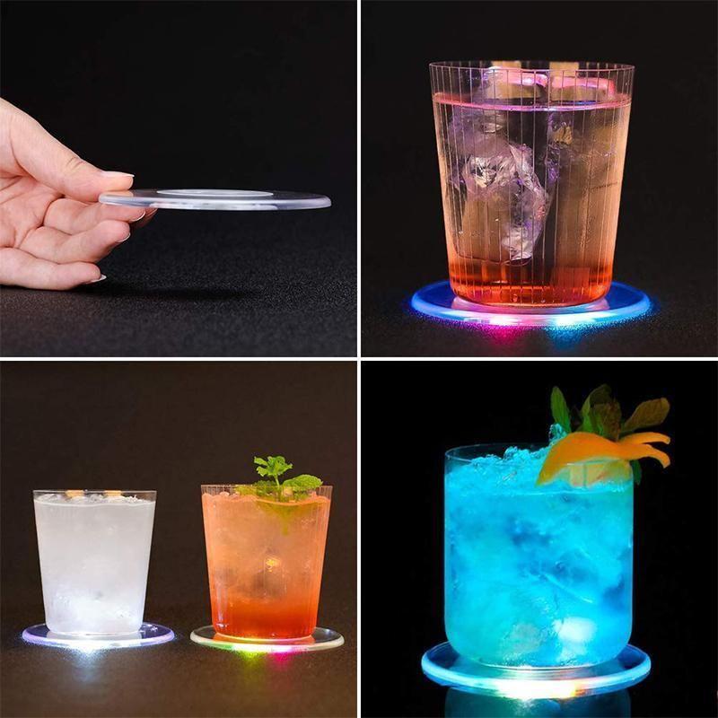 BowLift | Acrylic LED Light Up Coasters