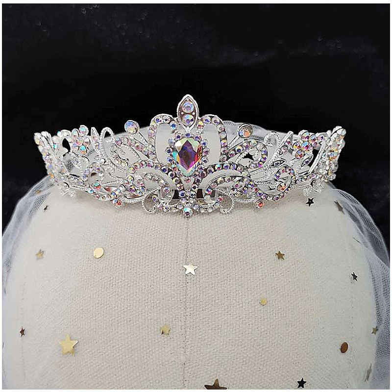 BowLift | Crystal Tiara Crown with Rhinestones Comb
