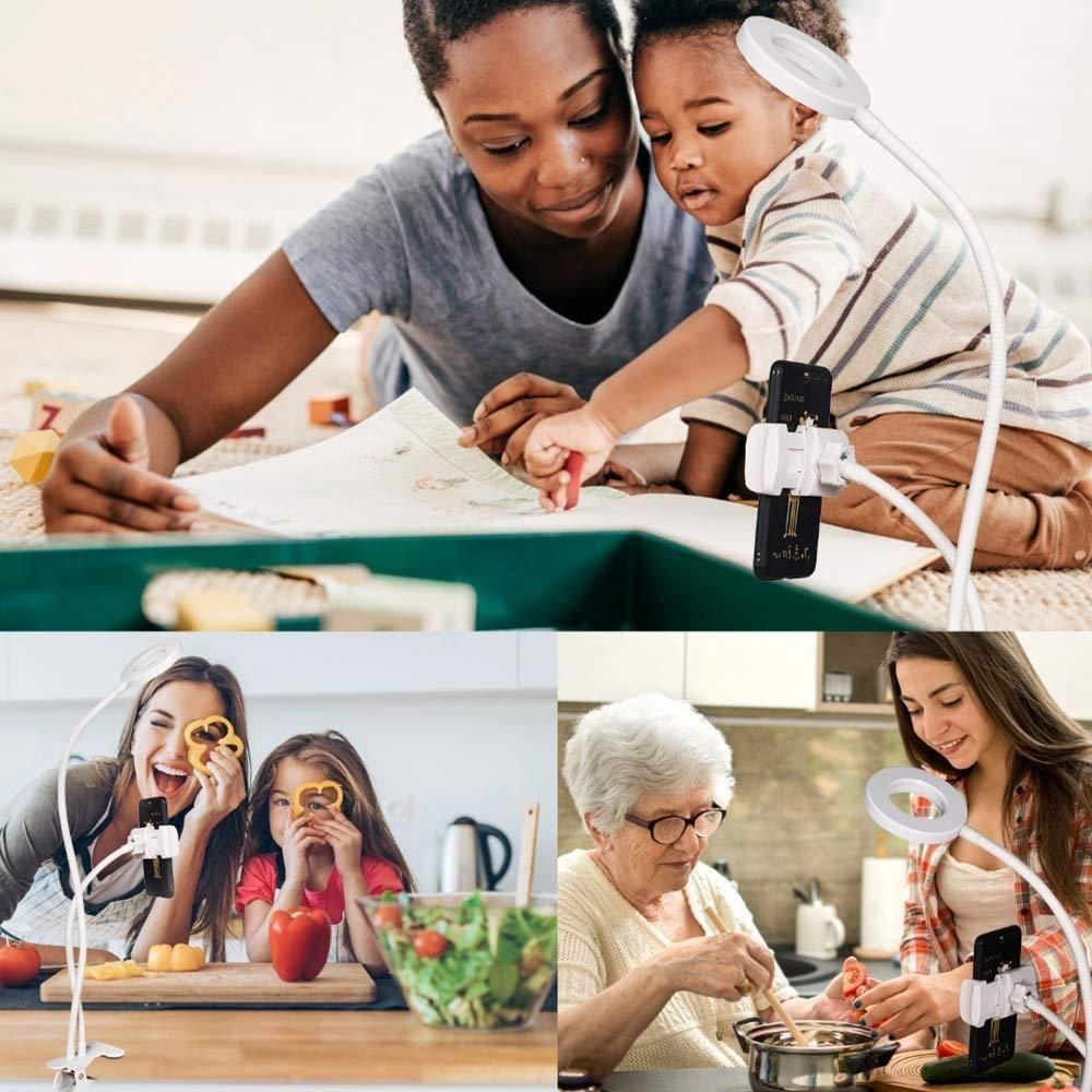 BowLift | Selfie Ring Light with Cell Phone Holder Stand