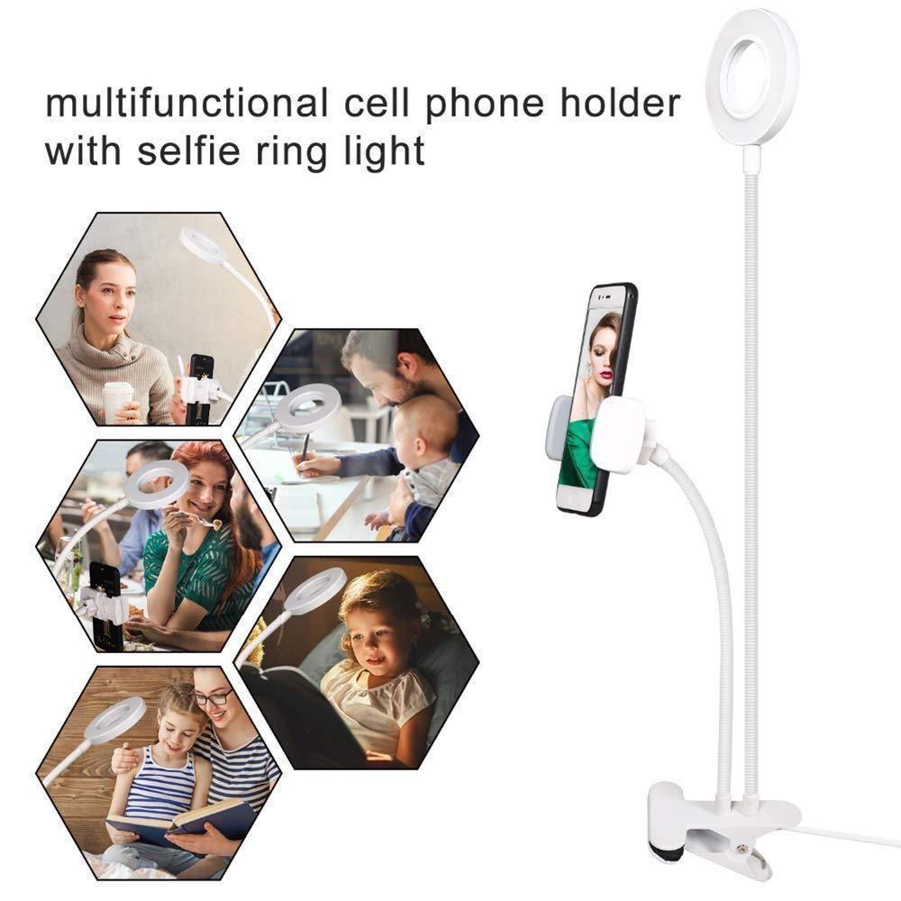BowLift | Selfie Ring Light with Cell Phone Holder Stand
