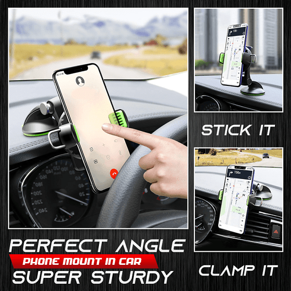 BowLift | Adjustable Car Suction Cup Phone Holder