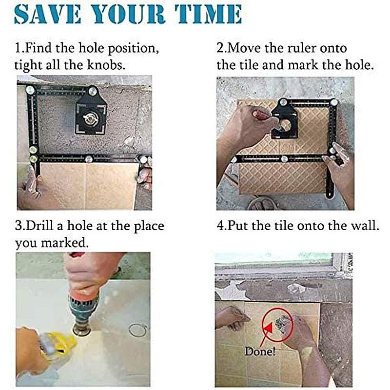 BowLift | 6-Sided Multi Angle Measuring Ruler