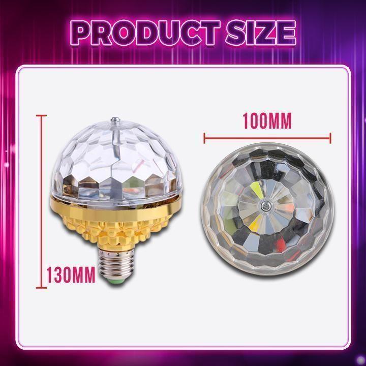 BowLift | Disco Ball Lamp RGB Rotating LED Party Bulb