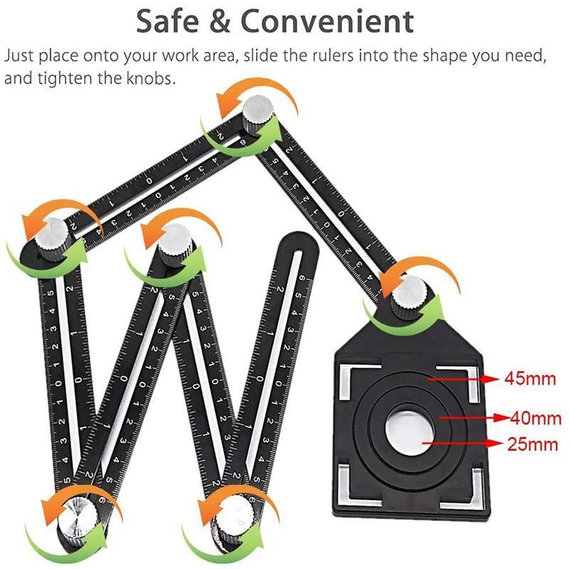 BowLift | 6-Sided Multi Angle Measuring Ruler