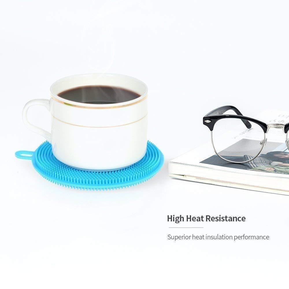 BowLift | Food Grade Multi-Function Antibacterial Silicone Scrubber Sponge Cleaning Brush Kitchen ， 5pcs