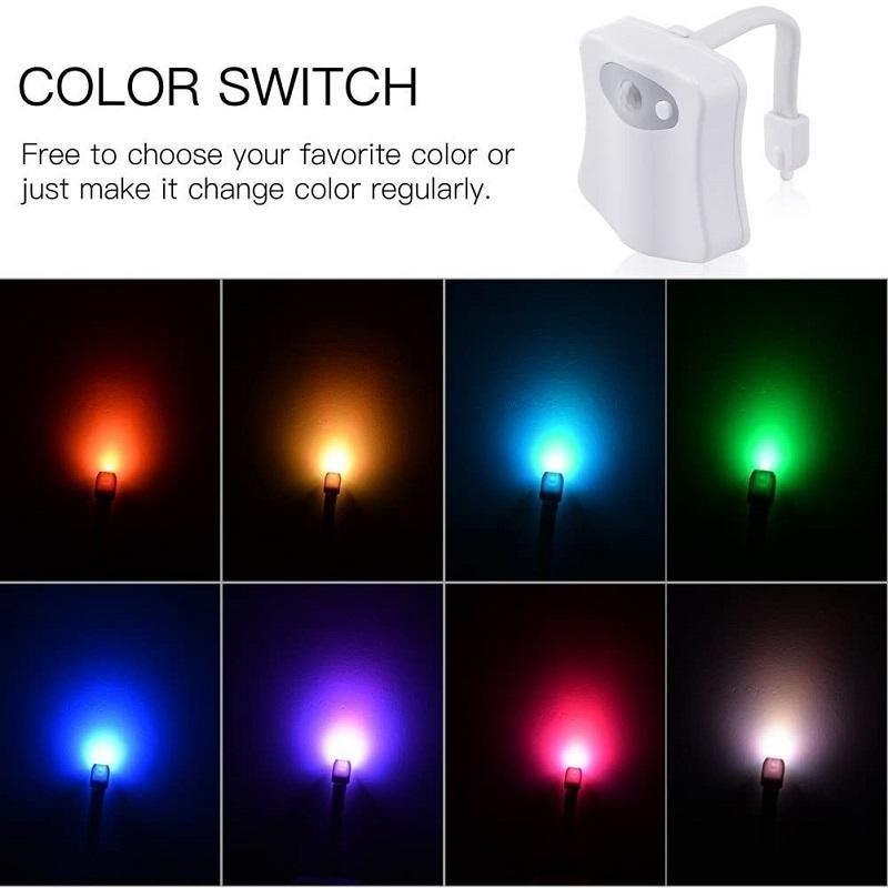 BowLift | Toilet Cover Sensor Light Multi-function Toilet Night Light