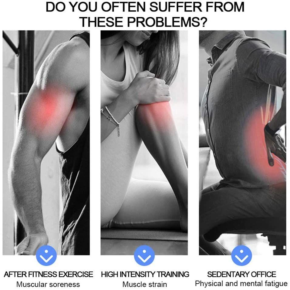 BowLift | Deep Tissue Massage Gun, Muscle Massager with 4 Massage Heads