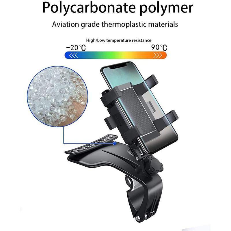 BowLift | Car Dashboard Phone Holder with Number Plate