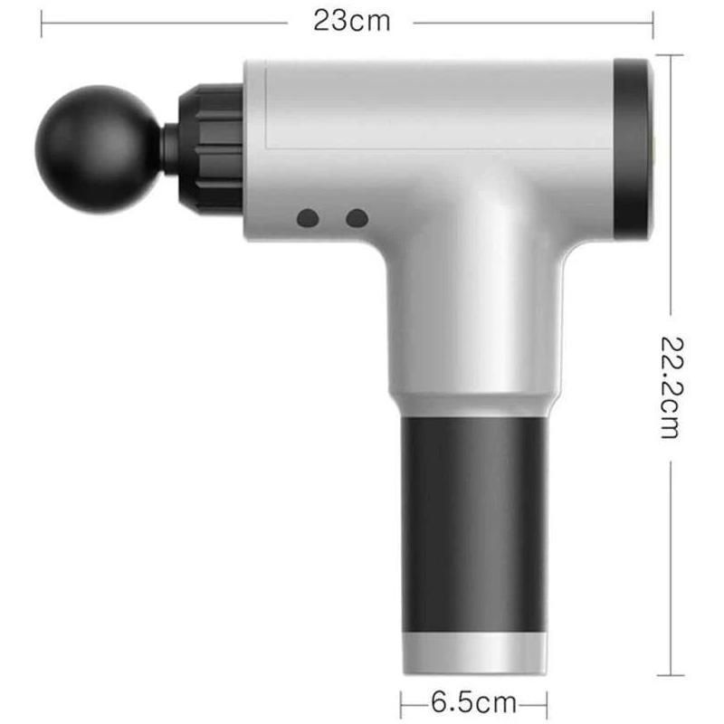 BowLift | Deep Tissue Massage Gun, Muscle Massager with 4 Massage Heads