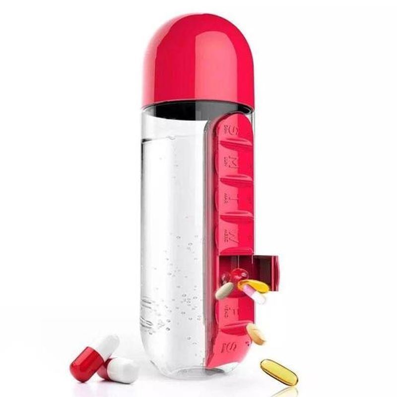 BowLift | 2 in 1 Daily Pill Box Water Bottle