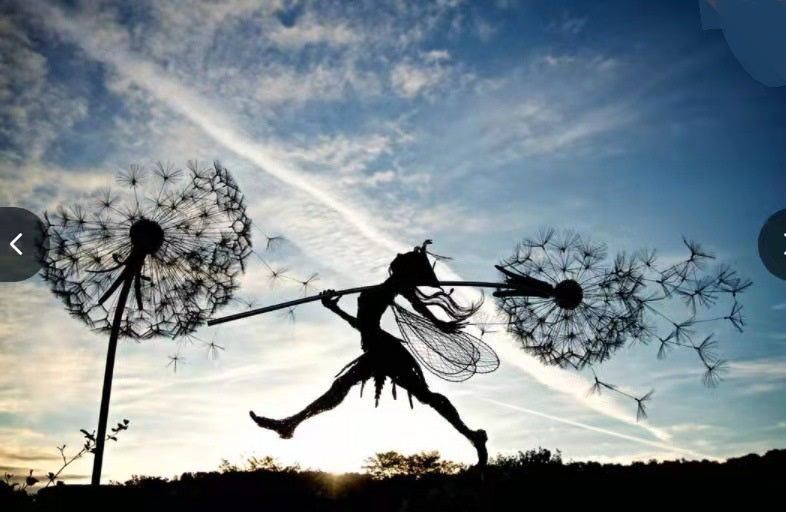 BowLift | Flower Fairy Garden Miniature Sculptures Fairy Garden Mythical Fairies