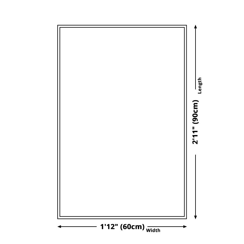 BowLift | Marine and red southwest rug polyester tribal pattern rug washable non-slip backing rug for living room