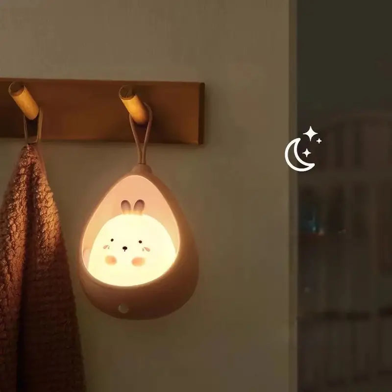 BowLift | PurrLight – Cute Animal Night Light LED Bedside Lamp for Kids