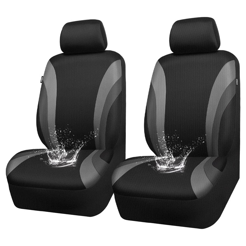 BowLift | EVA Waterproof Car Seat Covers Airbag Compatible Gray Two Front Seat Covers