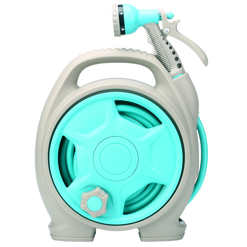 BowLift | Practical hose reel with spray nozzle – Compact garden hose cart for easy watering