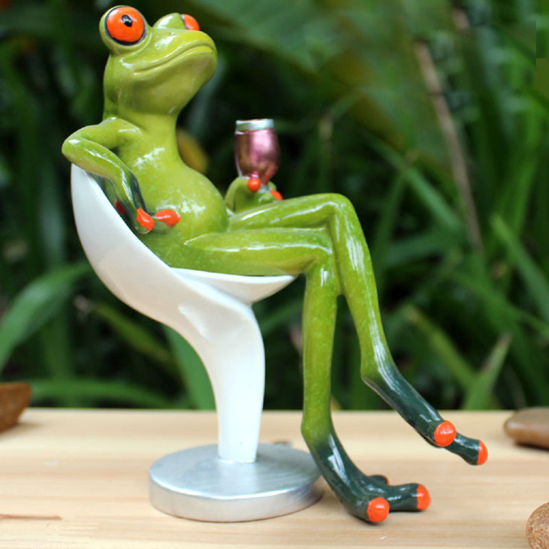 BowLift | Festival Frog Resin Crafts Frog Pastoral Ornament